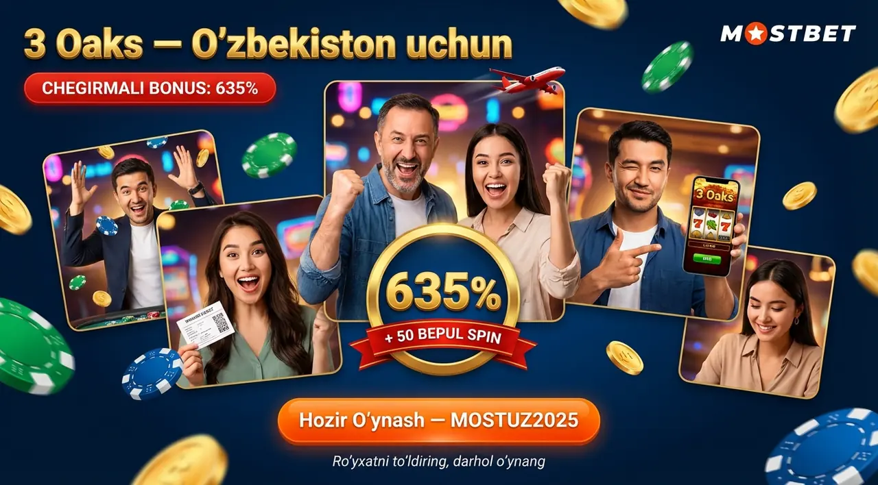 3 Оакс слот Ўзбекистон