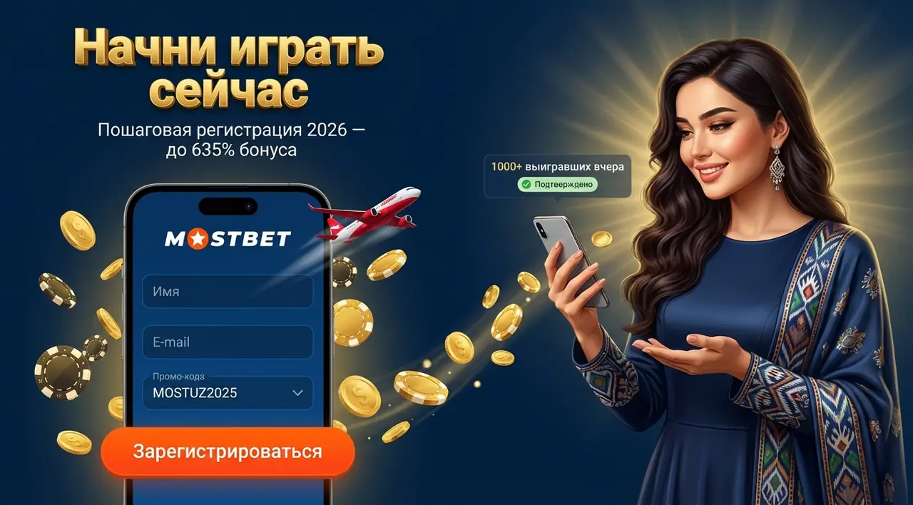 Mostbet регистрация — пошаговая инструкция 2026