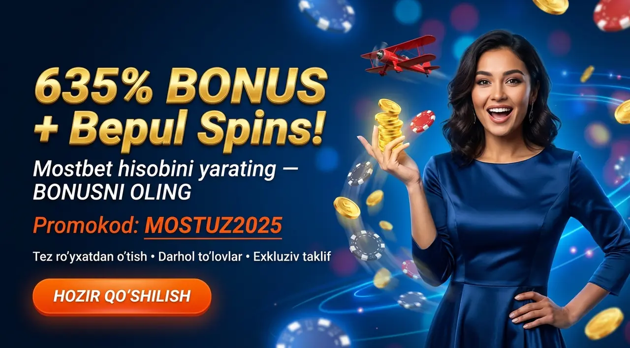 MOSTBET Тиркеw — Рўйхатдан Ўтиш ва Бонуслар