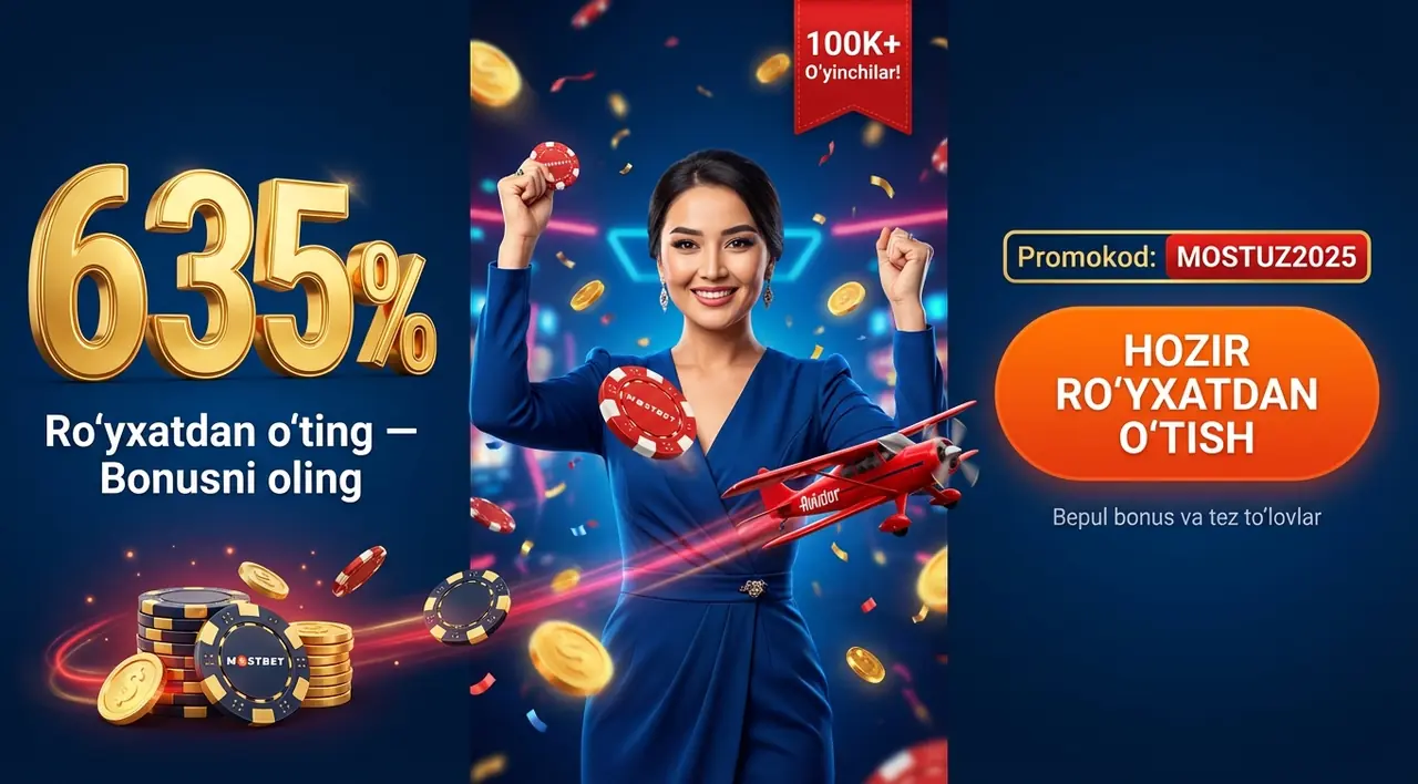 MOSTBET Тиркеw — Рўйхатдан Ўтиш ва Бонуслар